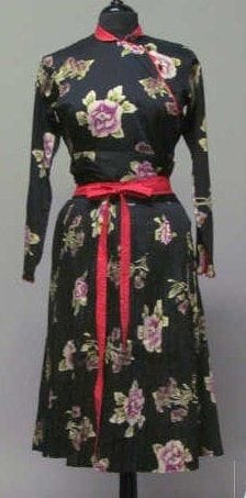 KENZO JAP, circa 1975
ENSEMBLE en coton noir...