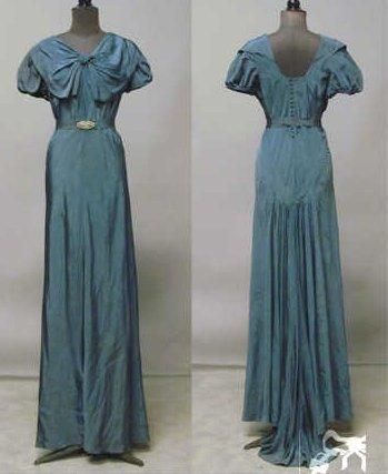 Anonyme, circa 1935
ROBE du soir façon reps...