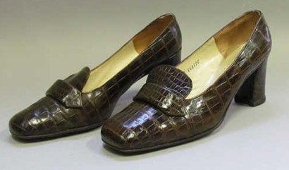 Souliers Christian DIOR, circa 1965/70 PAIRE...