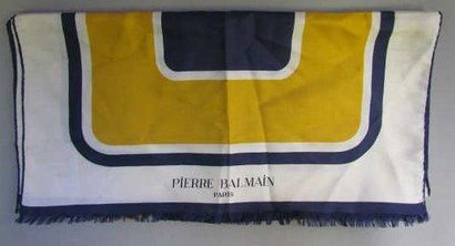 Pierre BALMAIN, circa 1970
ECHARPE en twill...