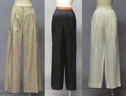 LANVIN, Dries VAN NOTEN
LOT comprenant TROIS...
