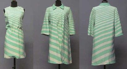 Pierre BALMAIN, circa 1965/68
ROBE en crêpe...
