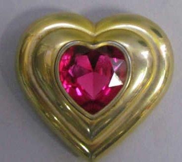 Yves SAINT LAURENT, circa 1990
POUDRIER 'coeur'...