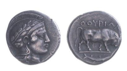 LUCANIE, Thurium (425-400). Statère (7,82...