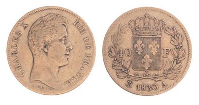IDEM-. 40 f. 1830 A. G 1105. TB à TTB