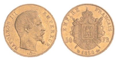 IDEM-. 50 f. 1858 Strasbourg. Rare (9135...