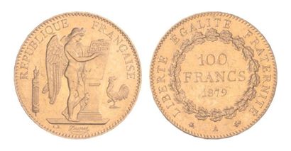 IDEM-. 100 f. Genie, 1886 A. G 1136. TTB