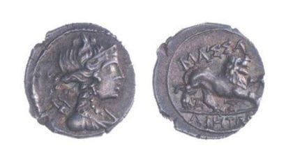 MASSALIA (vers 149-140). Drachme légère (2,72...