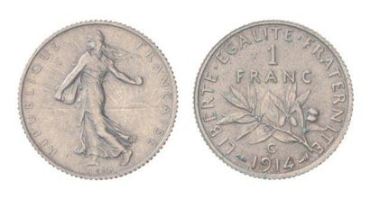 IDEM-. Un franc de Roty 1914 C. G 467. Rare...