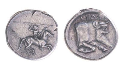 Géla (490-475). Didrachme (8,66 g) au protomé...