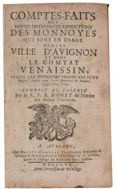 COMPTES FAITS des douze différentes réductions...