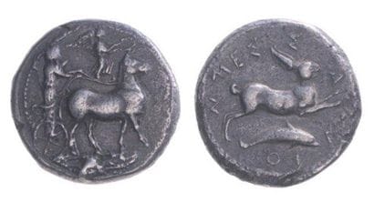 SICILE, Messine (450-425). Tétradrachme (16,72...