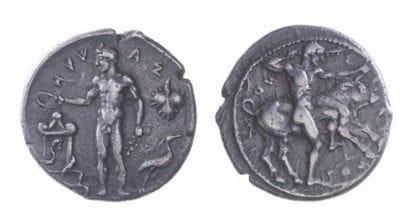 SICILE, Sélinonte (466-415). Didrachme (9g)...