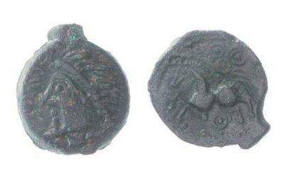 GAULE, Meldes (région de Meaux). Bronze ROVECA...