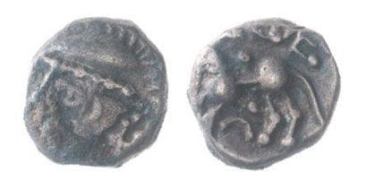 GAULE, Nitioboges (région d'Agen). Denier...