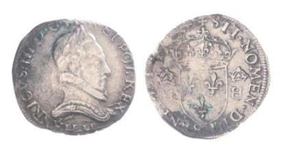 France
Henri III. Teston au buste cuirassé...