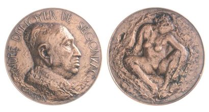 MEDAILLE, André Dunoyer de Ségonzac. Frappe...