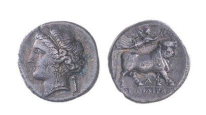 CAMPANIE, Naples (342-240). Drachme (3,42...