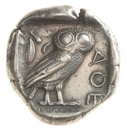 ATTIQUE, Athènes (449-413). Tétradrachme...