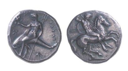 CALABRE, Tarente (334-330). Statère (7,91...