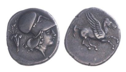 LEUCAS, colonie de Corinthe (400-300). Statère...