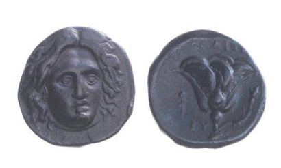 CARIE, Rhodes (400-333). Didrachme (6,70...