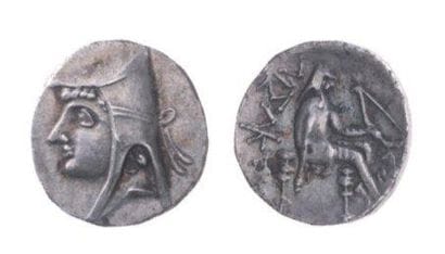 PARTHIE, Arsacès II (215-209). Drachme (4,17...