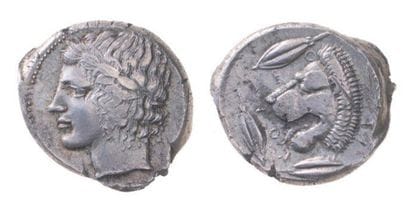 SICILE, Léontini (466-422). Tétradrachme...