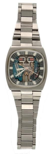 BULOVA
Accutron en acier, mouvement visi...