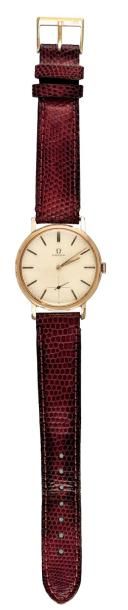 OMEGA
Plaqué or avec secondes à 6 heures