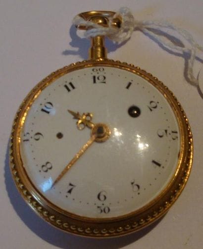 Montre à verge à répétition des quarts à...
