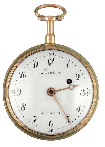 Montre à verge à répétition des quarts à...