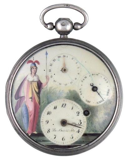 Jeune guerrière, signée Dubois et fils