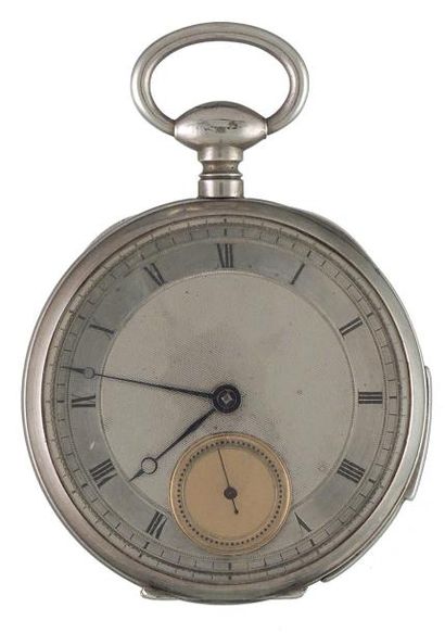 Montre à cylindre à répétition des quarts...