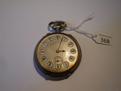 Montre en argent à 24 heures par système...