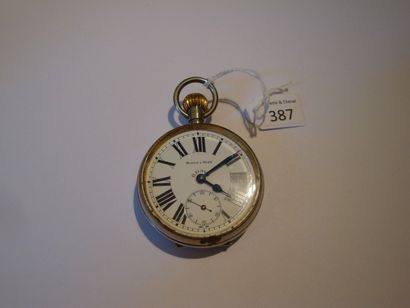 Montre à ancre 8 jours signée 