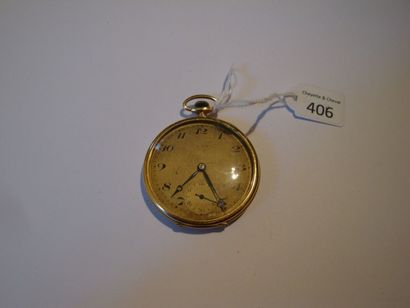 Montre à ancre en or (pb. 51.6gr), années...