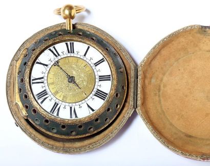 Mouvement d'une montre de carrosse signée...