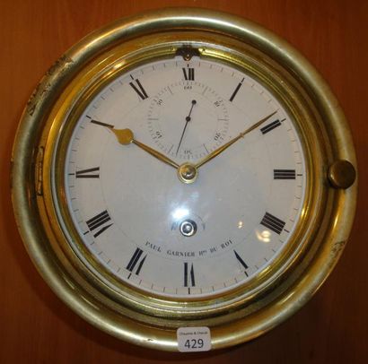 Pendule de bord signée 