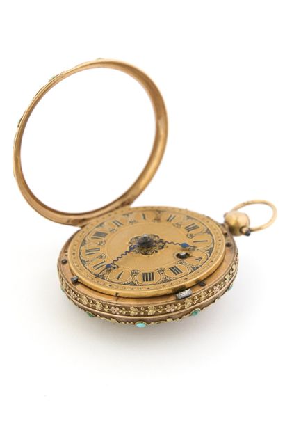 MONTRE à verge en or (pb. 47,27 g) marquée...
