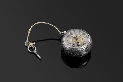 MONTRE à verge en argent sans fusée mais...
