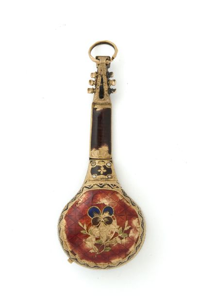 MONTRE à verge en forme d’une mandoline en...
