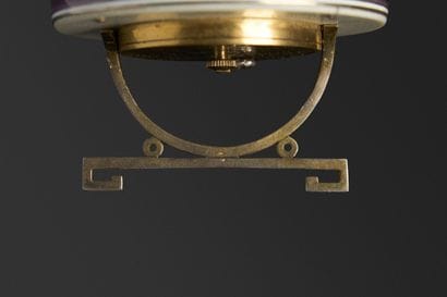 PENDULETTE à chevalet de forme ronde signée...