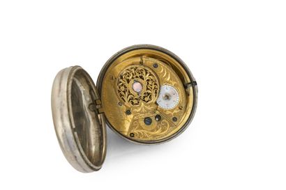 MONTRE à verge de grande taille dans un boîtier...
