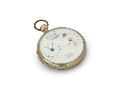 MONTRE à verge à double fuseaux horaires...