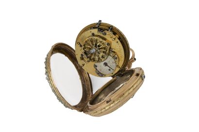 MONTRE à verge en or (pb. 60,7 g) à répétition...