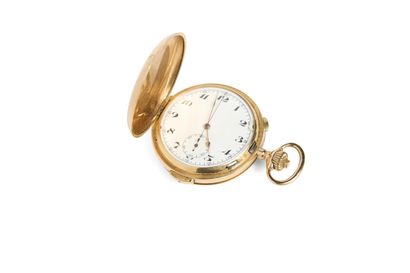 MONTRE ‘stopwatch’ savonnette en or (pb....