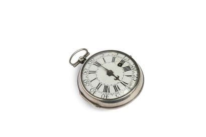 MONTRE à verge de type ‘oignon’ en argent...