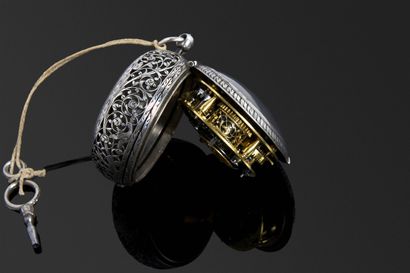 MONTRE à verge en argent sans fusée mais...