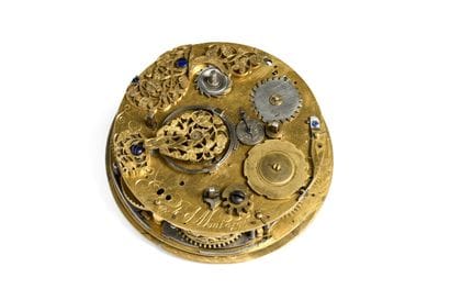 MOUVEMENT d’une montre de carrosse à sonnerie...